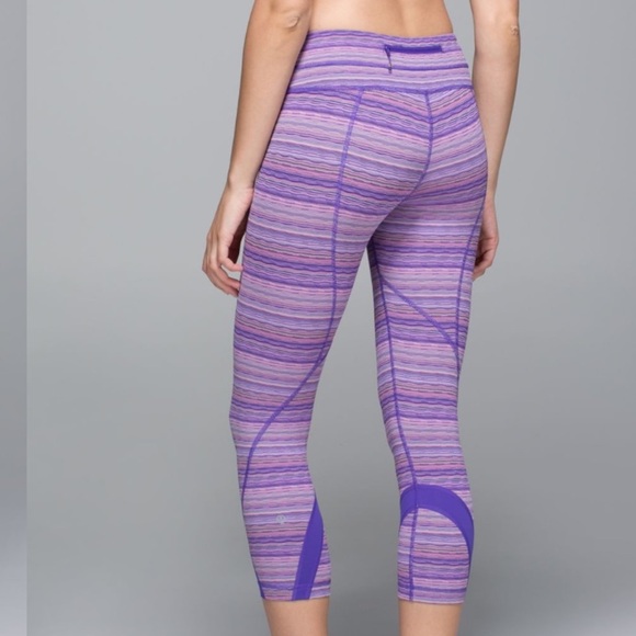 Lululemon Run: Inspire Crop 11 *All Luxtreme Space Dye Twist Size 8 EUC! - Picture 4 of 9